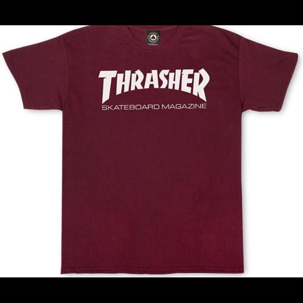 Burgundy Thrasher Tshirt